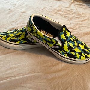 Boys size 3 slip on vans